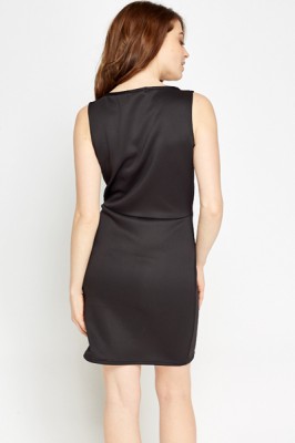 Bodycon Basic Dress XS / Viskose / Schwarz